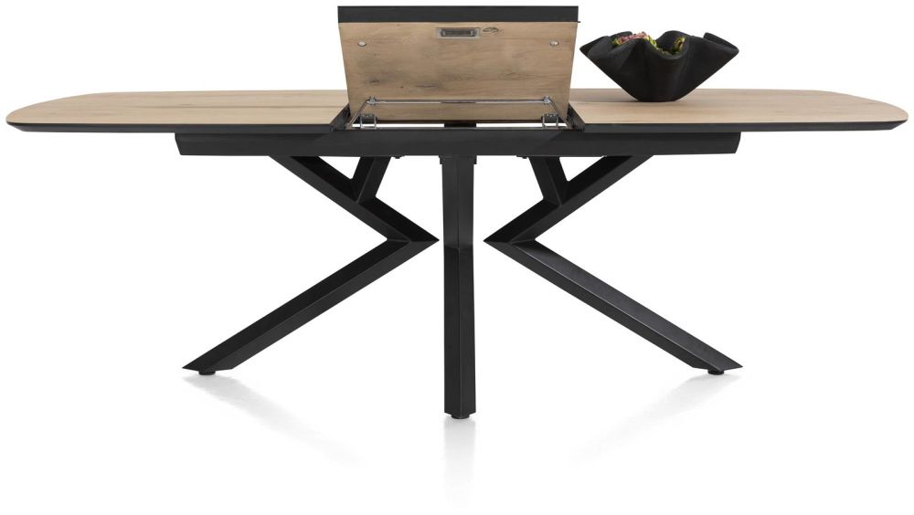 Masura, Uitschuiftafel Ovaal - 180 (+ 60) X 110 Cm - Eiken