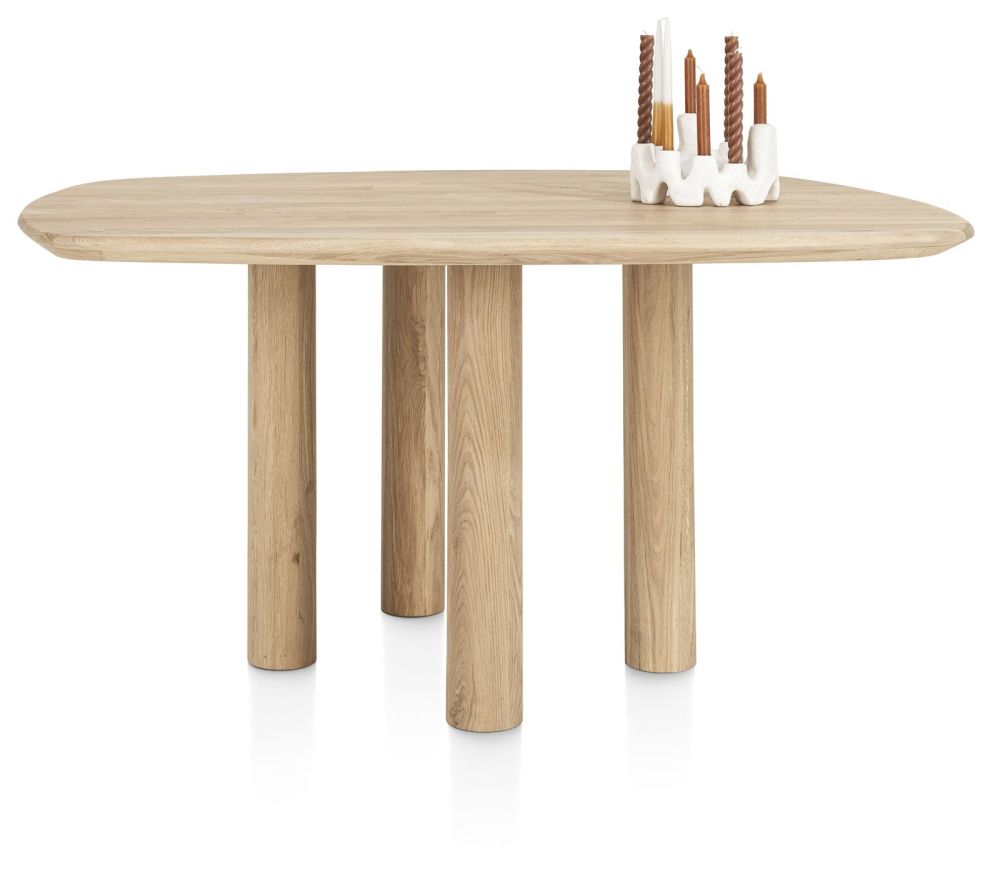 Azulo, Eetkamertafel 160 X 130 Cm - 4-Poten