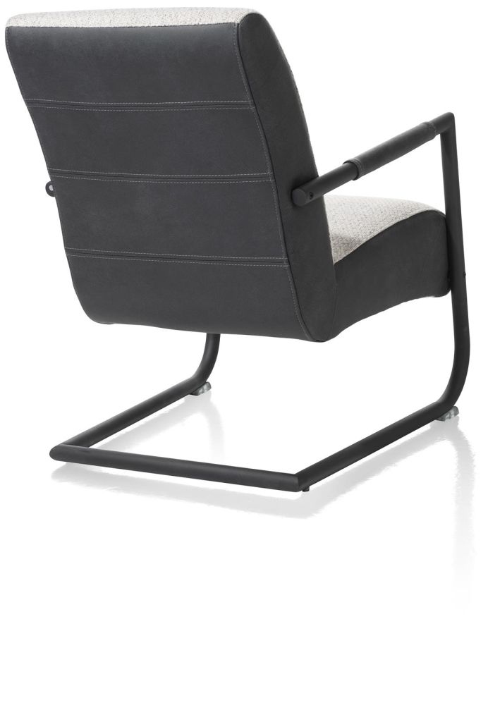 Angelica, Bijzetfauteuil + Zwart Frame (ROB)