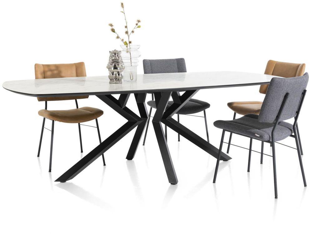 Masura, Uitschuiftafel Ovaal - 180 (+ 60) X 110 Cm - Eiken