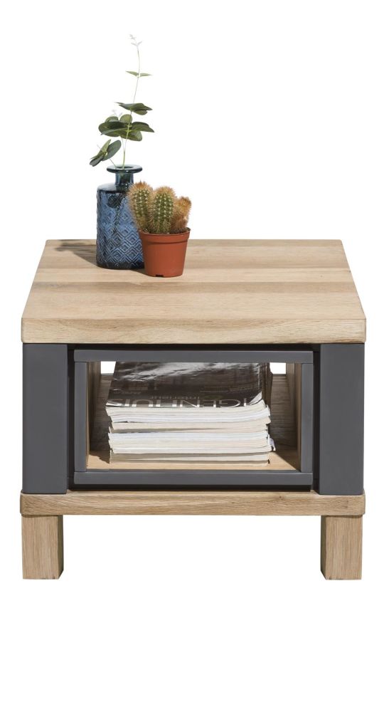 Jardin, Bijzettafel 60 X 50 Cm + 1-Niche - Antraciet