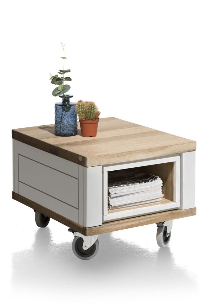 Jardin, Bijzettafel 60 X 50 Cm + 1-Niche - Wit