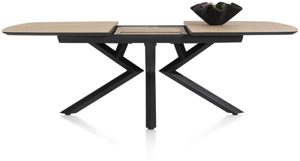 Masura, Uitschuiftafel Ovaal - 180 (+ 60) X 110 Cm - Eiken