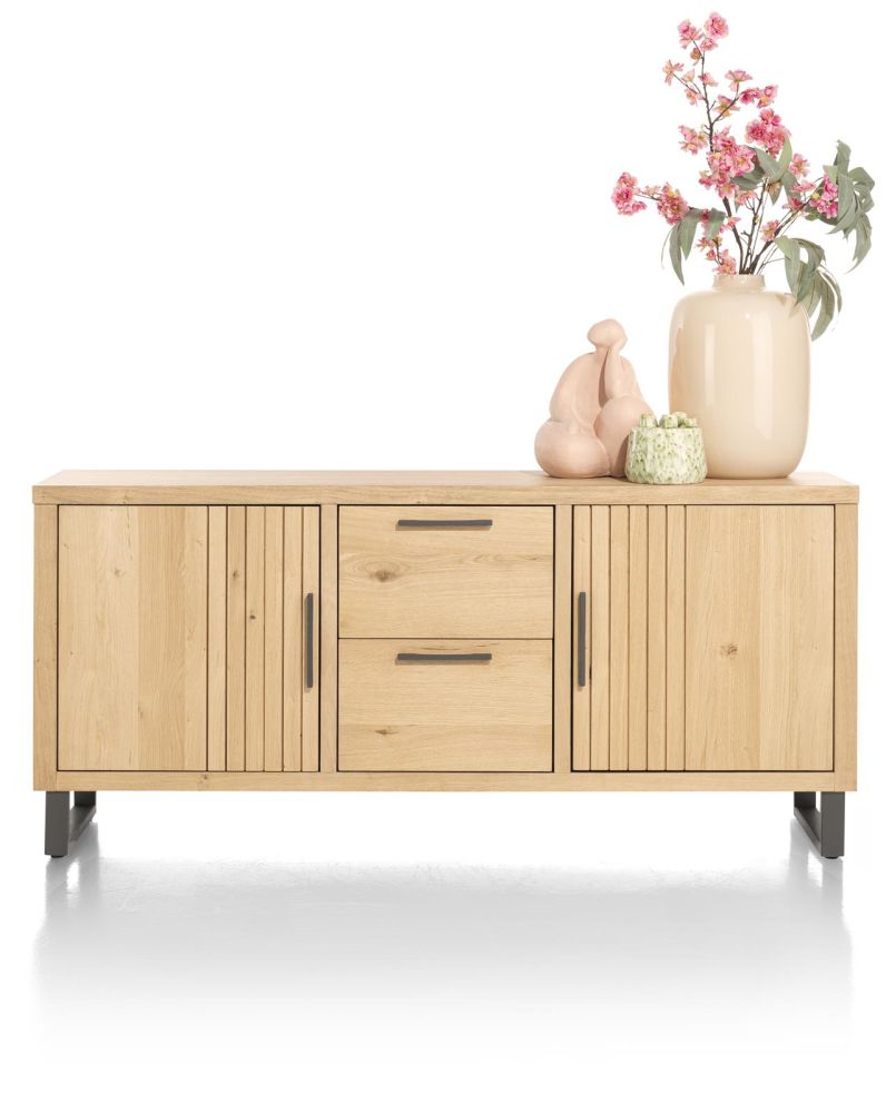 Pavie, Dressoir 175 Cm - 2-Deuren + 2-Laden - Natural