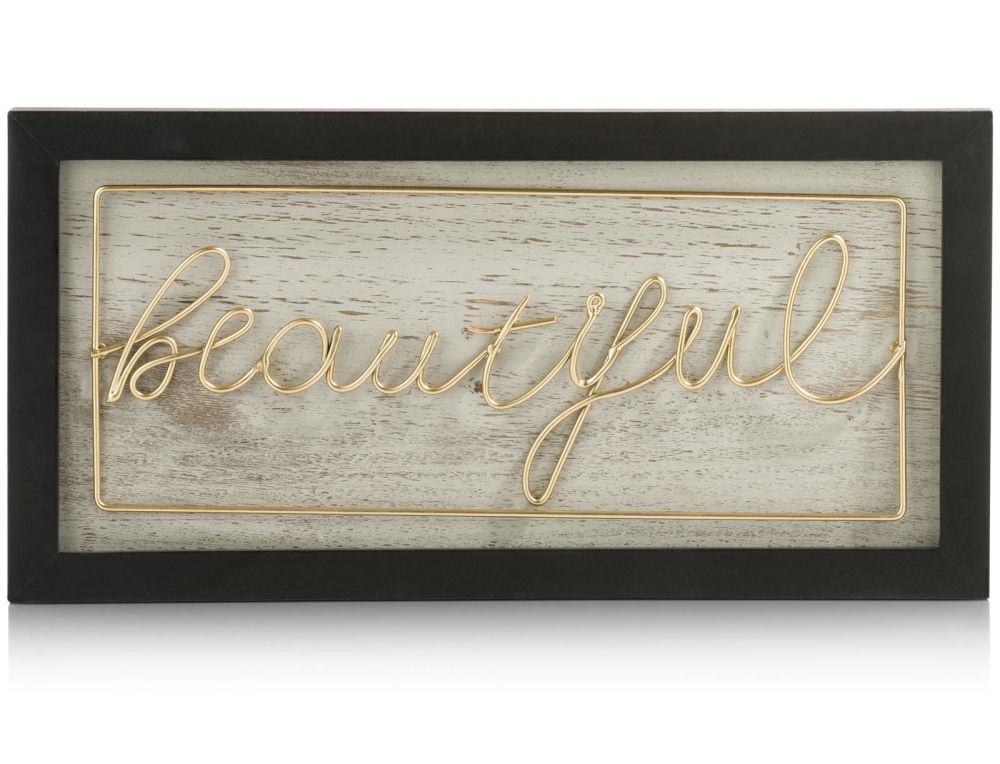 Beautiful Wandobject 40X20cm