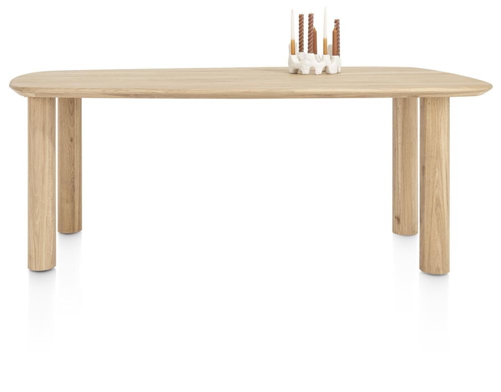 Azulo, Eetkamertafel 210 X 110 Cm - 4-Poten