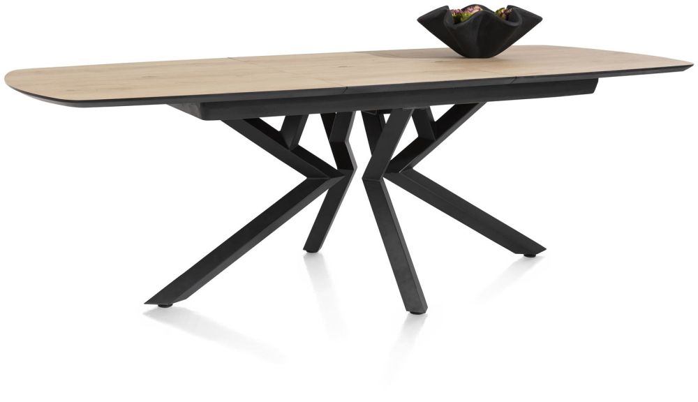 Masura, Uitschuiftafel Ovaal - 180 (+ 60) X 110 Cm - Eiken