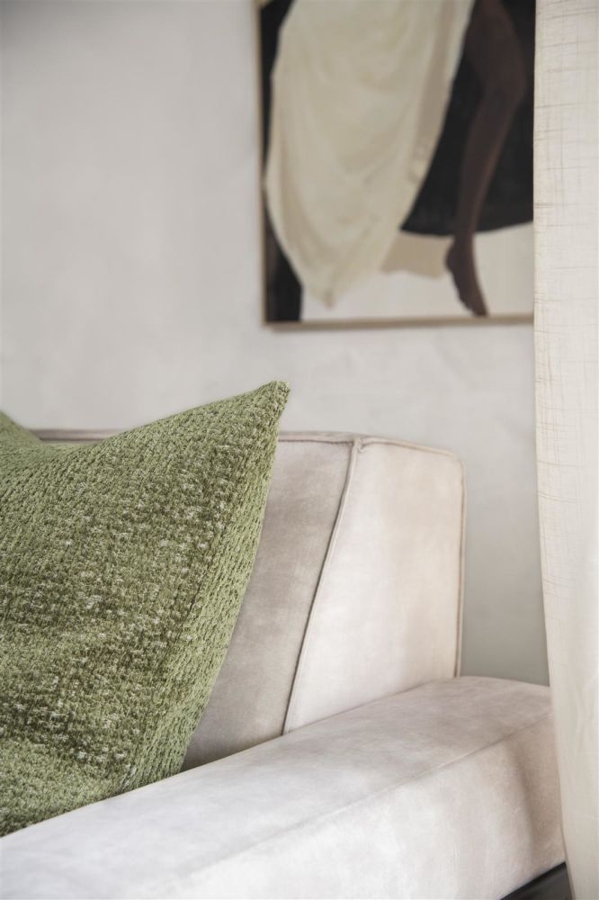 Beautiq - Chic Kussen 60X60cm - Olijf