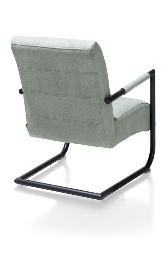 Angelica, Bijzetfauteuil + Zwart Frame (ROB)