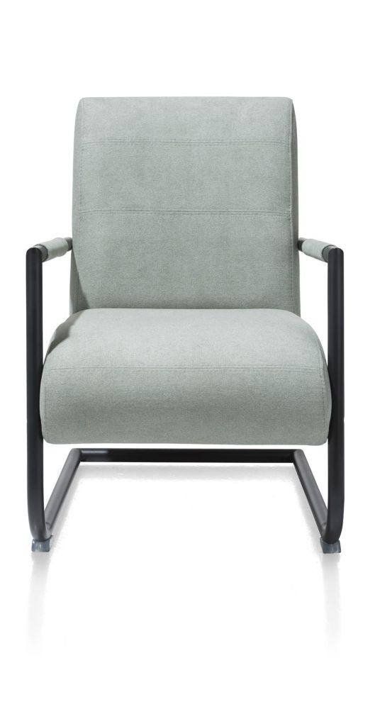 Angelica, Bijzetfauteuil + Zwart Frame (ROB)