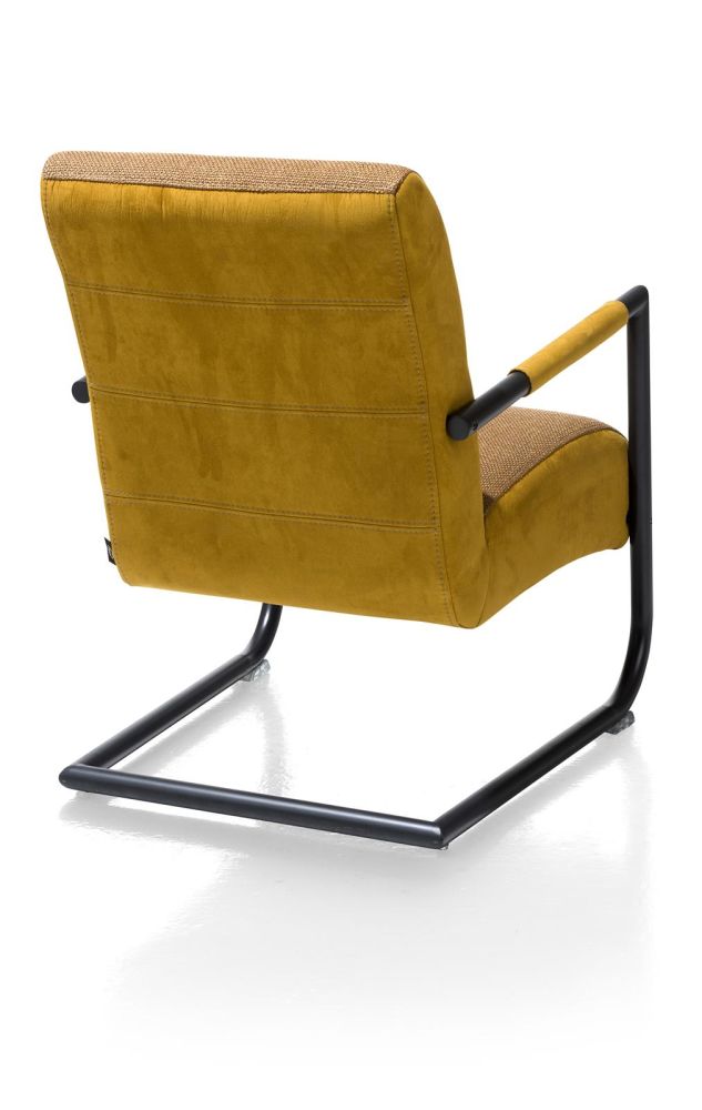 Angelica, Bijzetfauteuil + Zwart Frame (ROB)