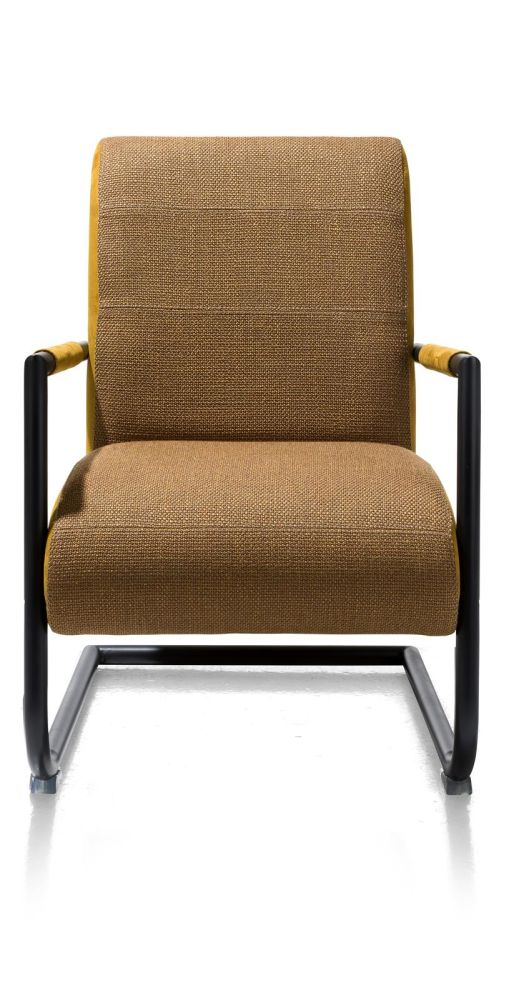 Angelica, Bijzetfauteuil + Zwart Frame (ROB)