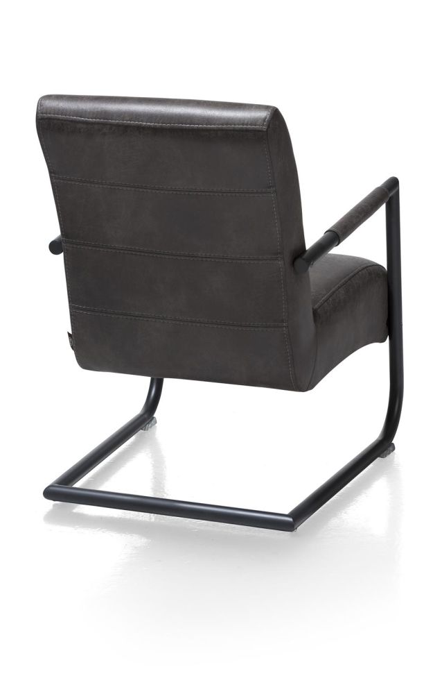 Angelica, Bijzetfauteuil + Zwart Frame (ROB)