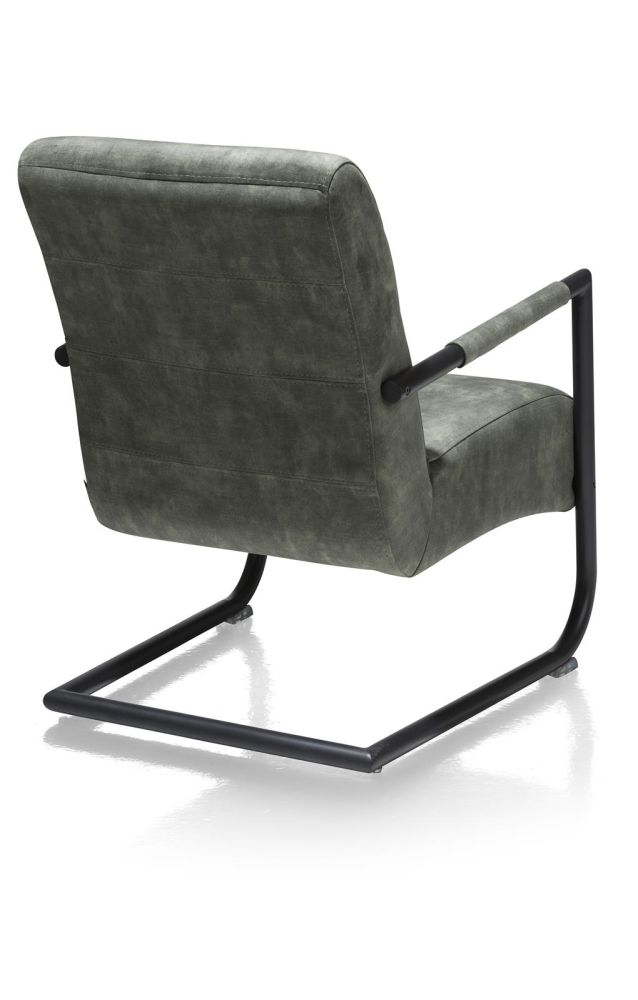 Angelica, Bijzetfauteuil + Zwart Frame (ROB)