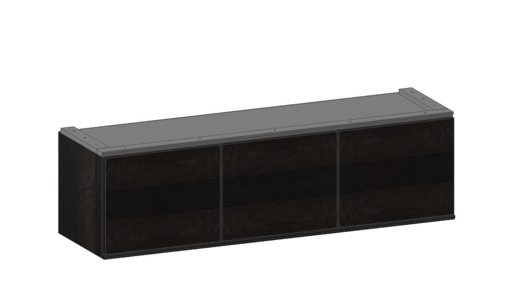 Modulo, Kast 135 Cm - Laag - 1 Nivo - 3-Deuren