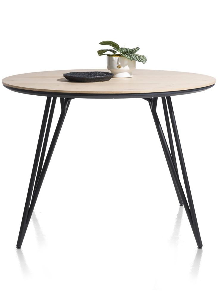 Vik, Bartafel Rond 130 Cm. (Hoogte: 92 Cm.) - Natural