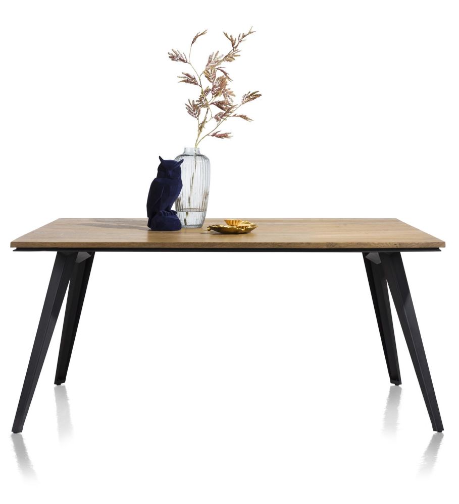 City, Eetkamertafel 170 X 100 Cm - Railway Brown
