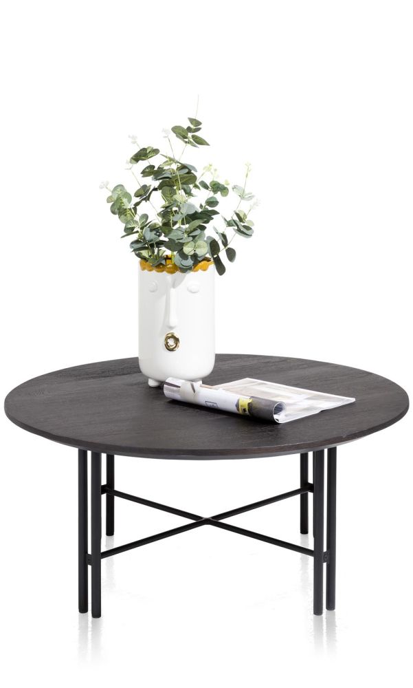 Vik, Salontafel Rond 80 Cm - Onyx