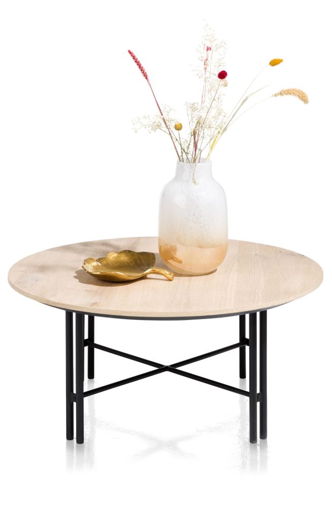 Vik, Salontafel Rond 80 Cm - Natural