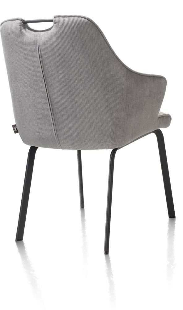 Amadeus, Armstoel - Zwart Frame (ROB) + Greep Bovenin - Combi Maison / Calabria