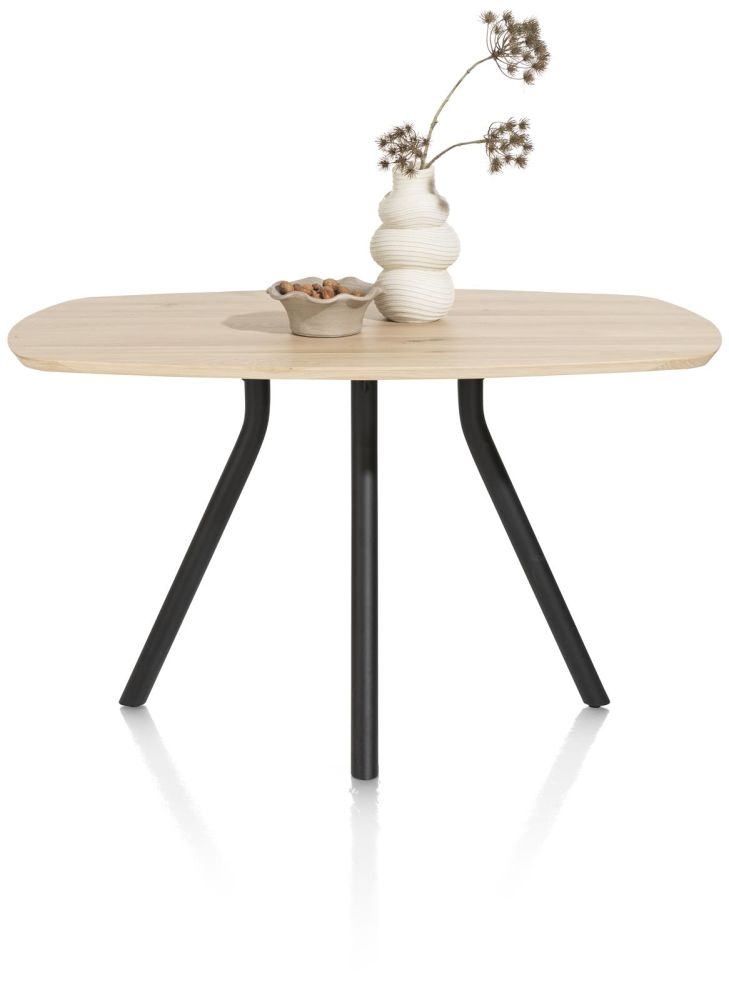 Arvada, Bartafel 160 X 100 Cm. - Ovaal - Centrale Poot Kort - Natural
