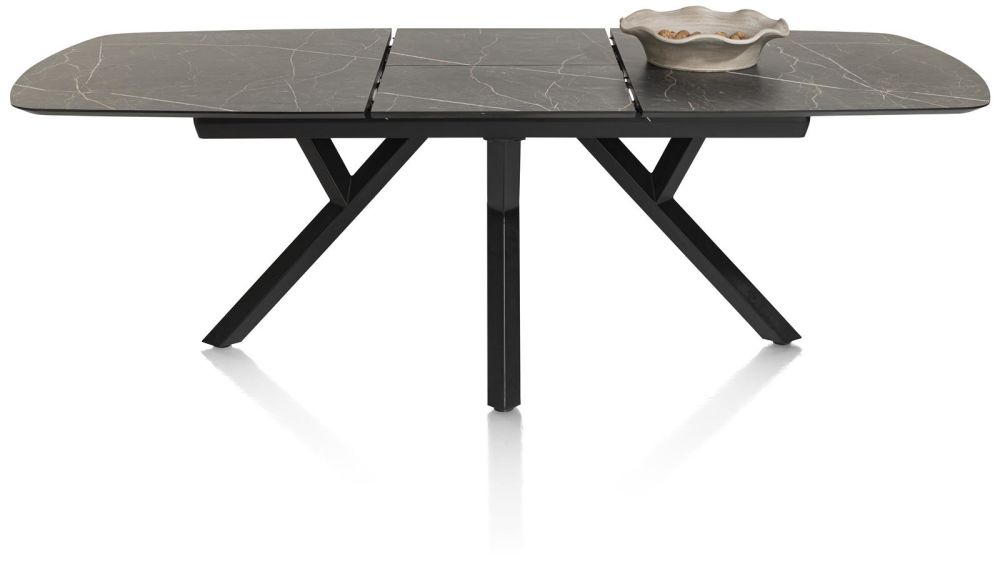 Minato, Uitschuiftafel - Ovaal - 180 (+ 60) X 110 Cm. - Onyx