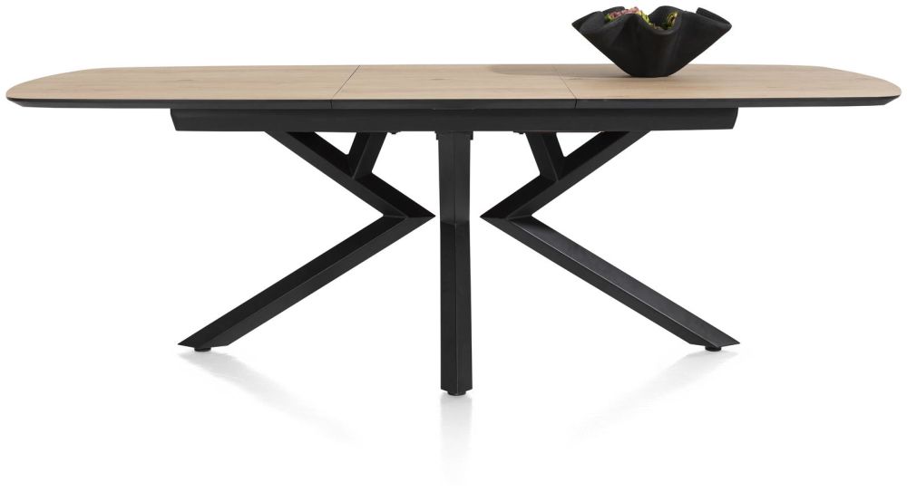 Masura, Uitschuiftafel Ovaal - 180 (+ 60) X 110 Cm - Eiken