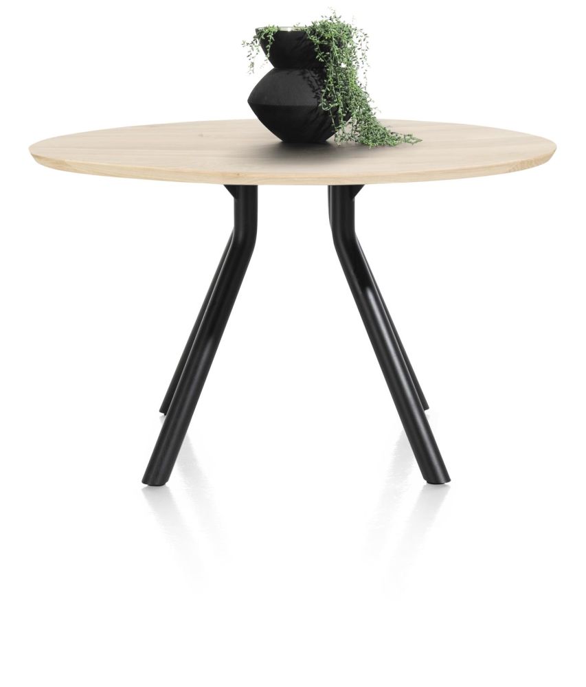 Arvada, Tafel 140 Cm. - Rond - Centrale Poot Kort - Natural