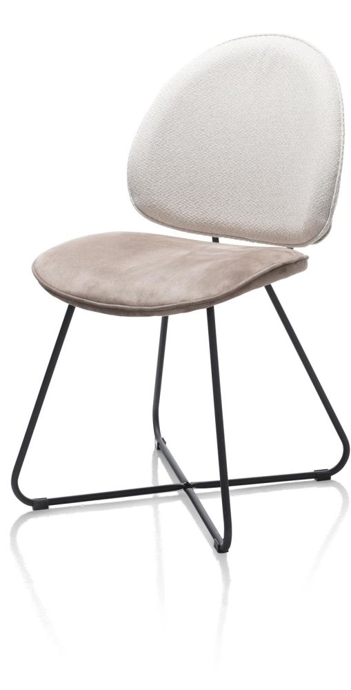 Luna, Eetkamerstoel - Tube Frame (ROB) - Combi Ponti / Calabria - Creme