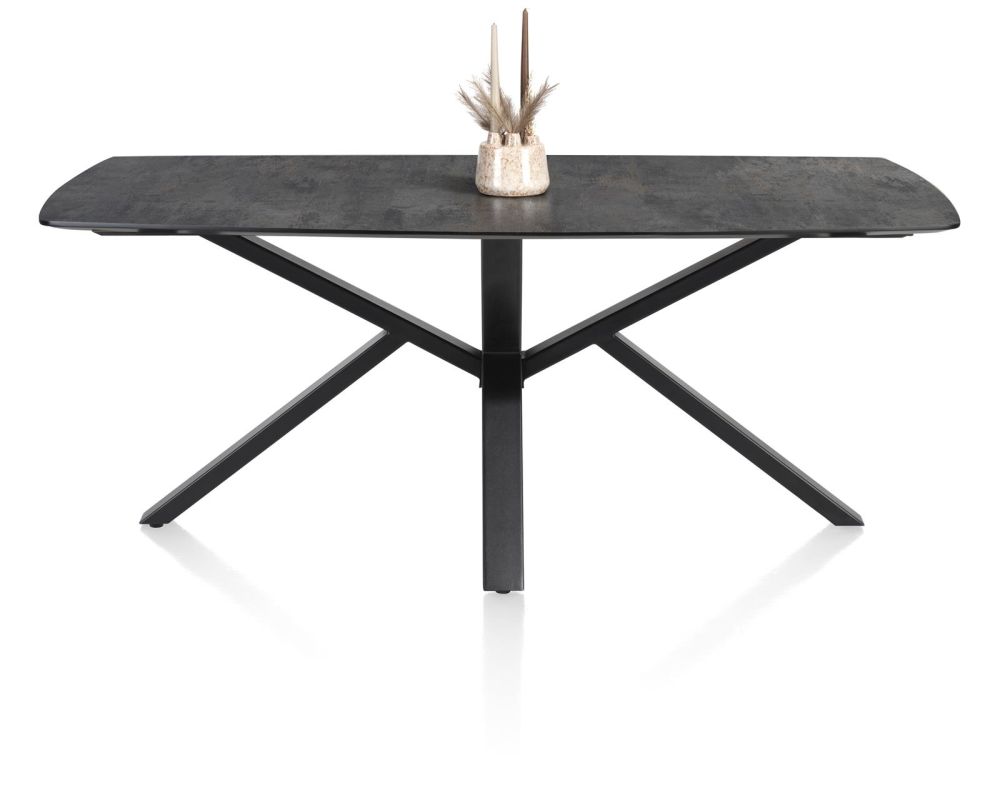 Palace, Eetkamertafel 240 X 115 Cm - Centrale Poot - Antraciet