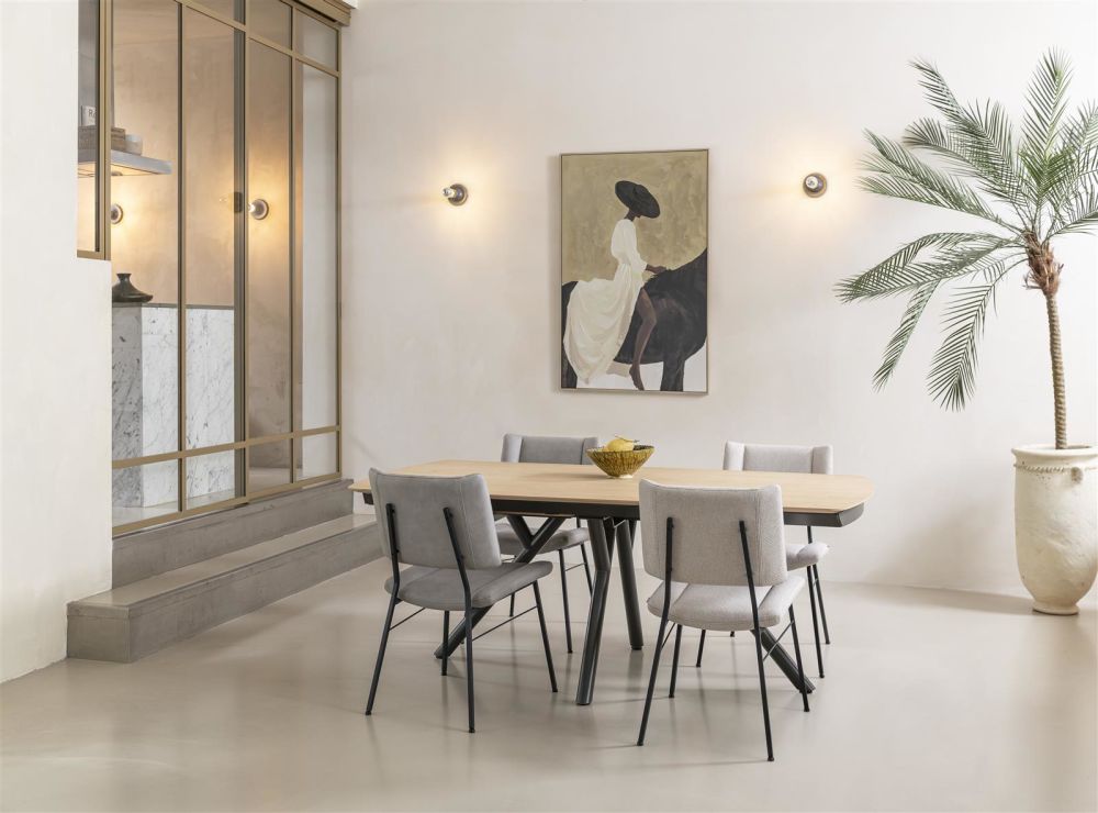 Novello, Uitschuiftafel 170 (+ 60) X 100 Cm