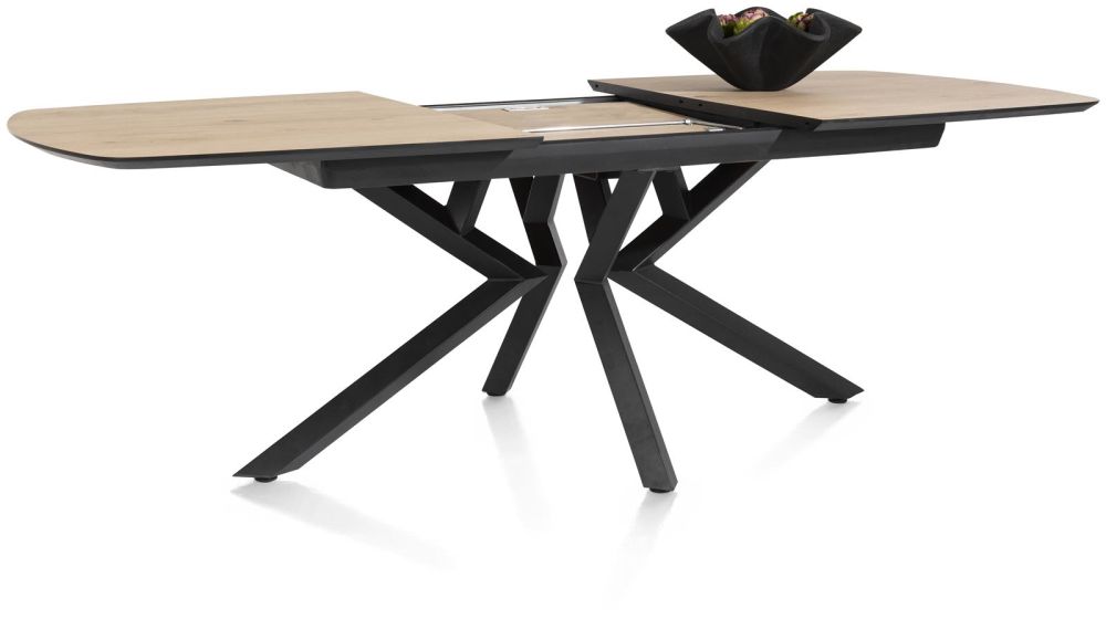 Masura, Uitschuiftafel Ovaal - 180 (+ 60) X 110 Cm - Eiken