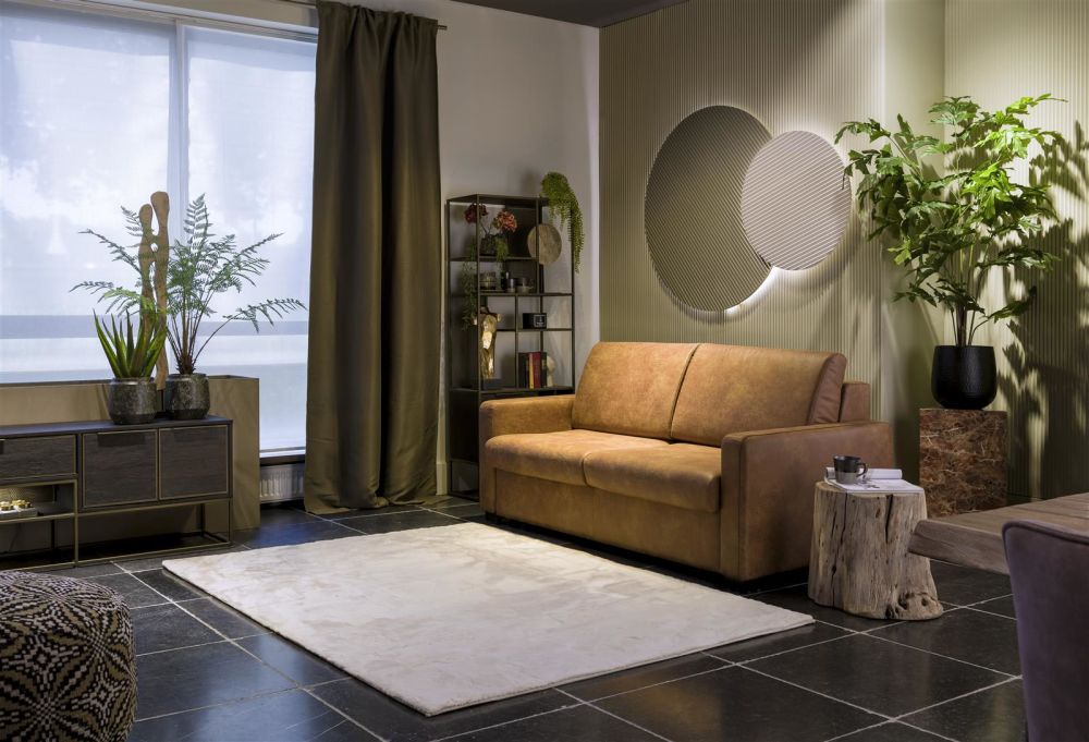 Veymont, 2.5-Zits Slaapbank 140 Cm - Stof Secilia
