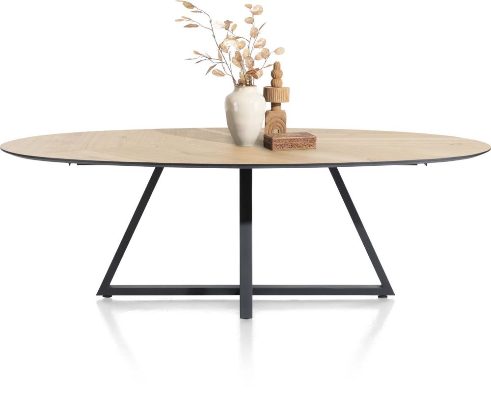 Ridgefield, Eetkamertafel Ellips 210 X 120 Cm - Natural