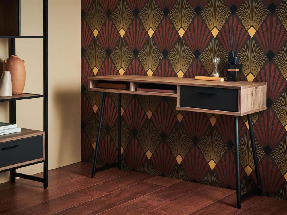 Torano, Buro 120 X 42 Cm + 1-Lade + 2-Niches