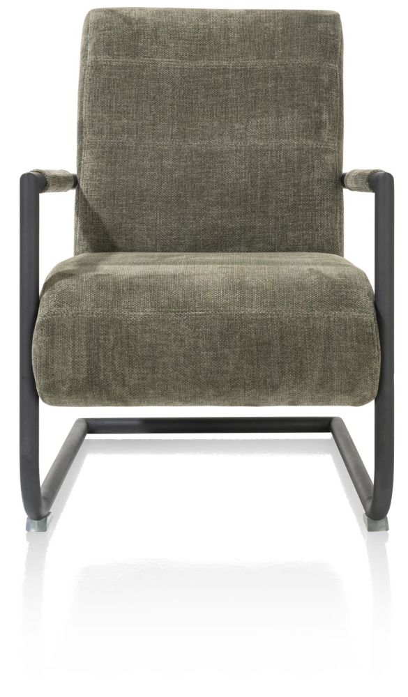 Angelica, Bijzetfauteuil + Zwart Frame (ROB)