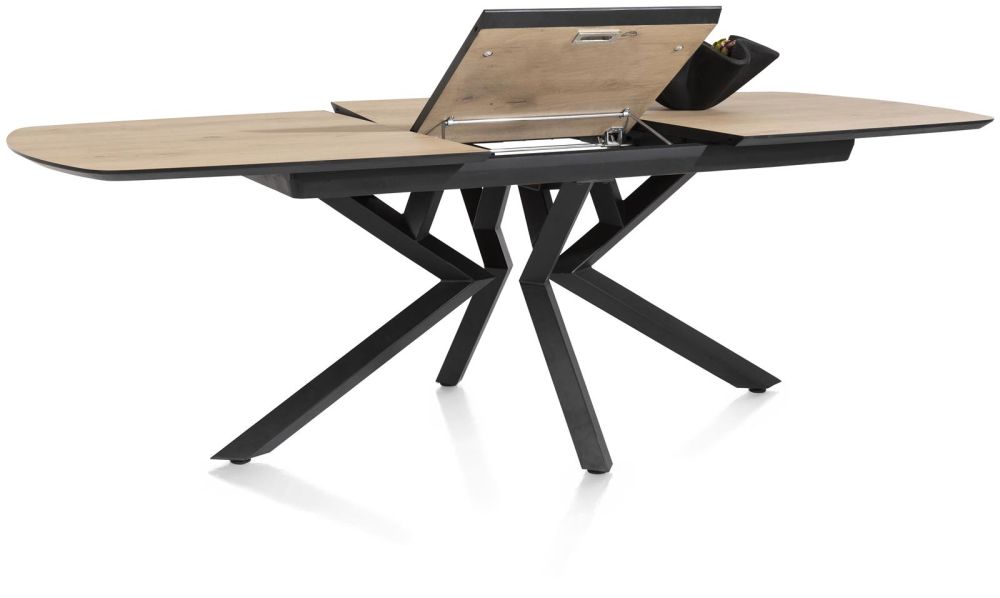 Masura, Uitschuiftafel Ovaal - 180 (+ 60) X 110 Cm - Eiken