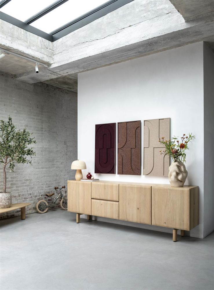 Azulo, Dressoir 240 Cm - 3-Deuren + 2-Laden