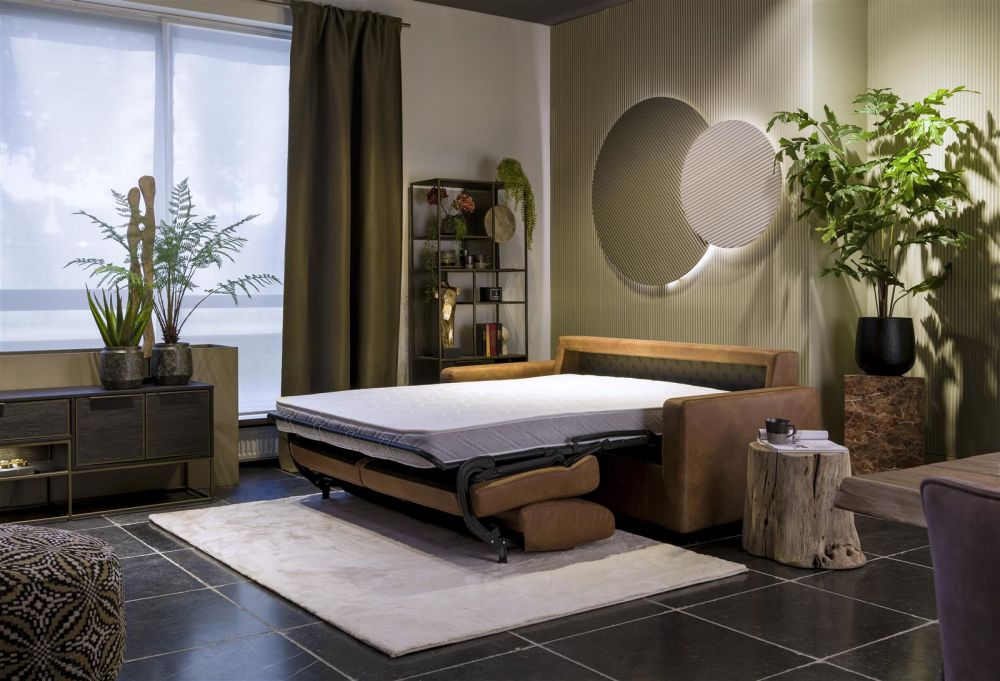 Veymont, 2.5-Zits Slaapbank 140 Cm - Stof Secilia