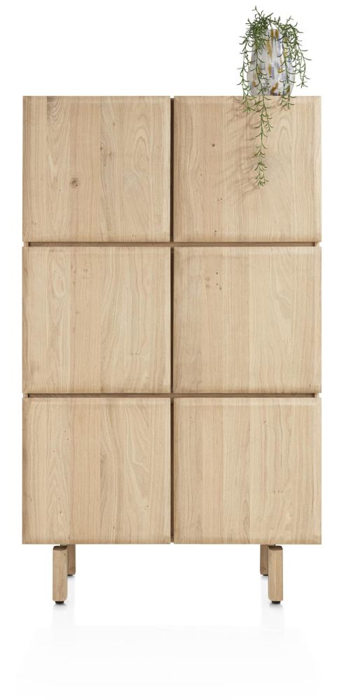 Azulo, Bergkast 100 Cm - 6-Deuren (+ 2-Laden Binnenin)