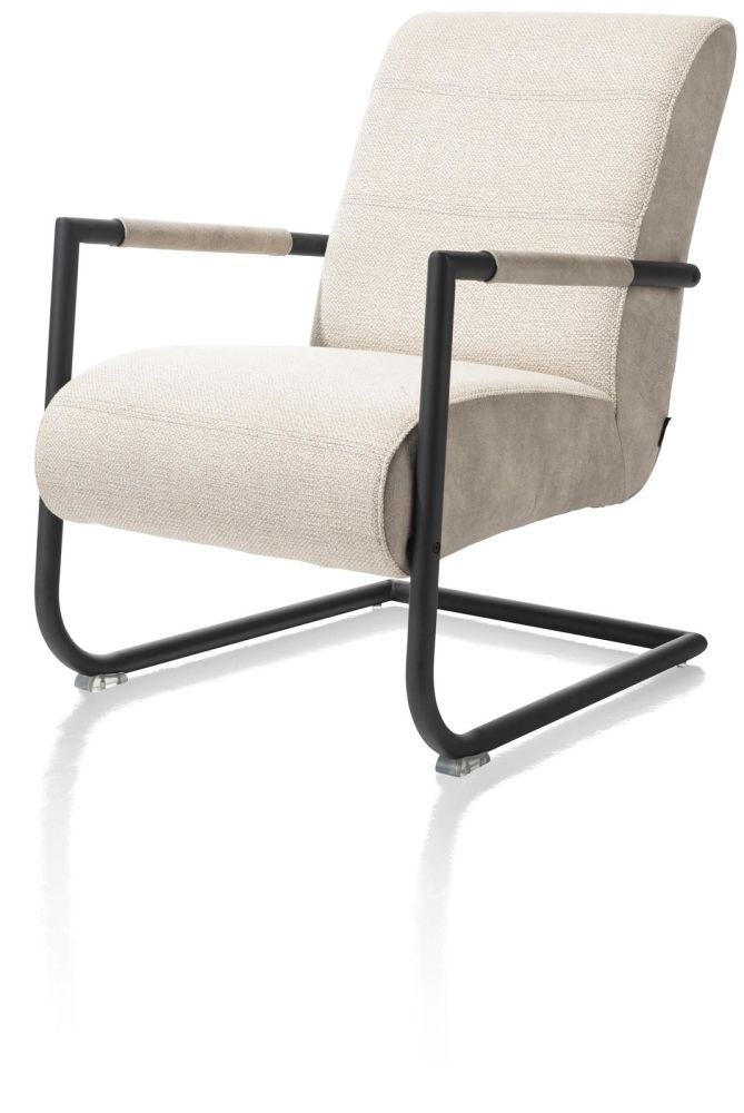 Angelica, Bijzetfauteuil + Zwart Frame (ROB)
