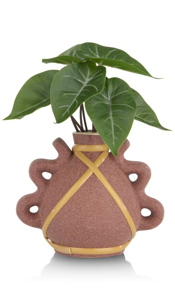 Anthurium Mini Bush H13cm Kunstbloem