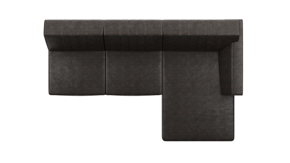 Zembla, 2-Zits Zonder Armen + Longchair - Rechts