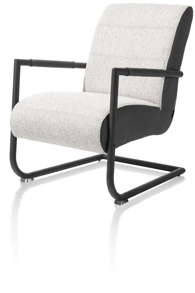 Angelica, Bijzetfauteuil + Zwart Frame (ROB)