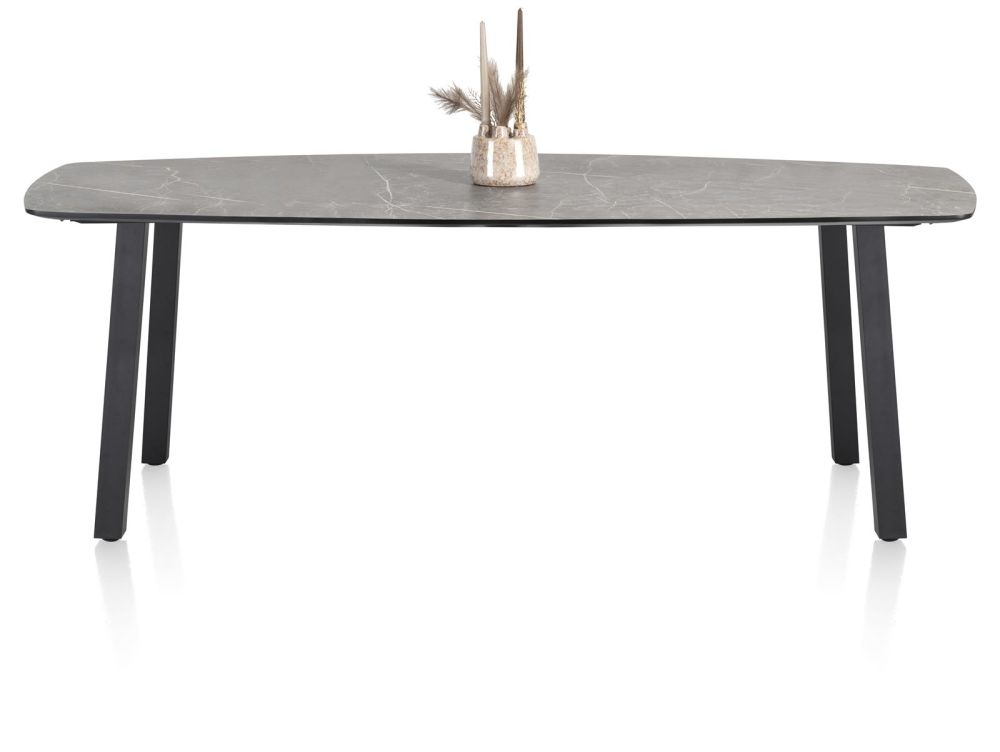 Palace, Bartafel 240 X 115 Cm - 4-Poten (Hoogte: 92 Cm) - Lichtgrijs