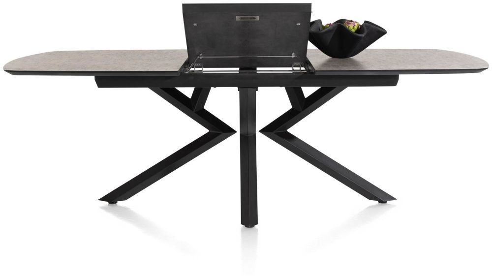 Masura, Uitschuiftafel Ovaal - 180 (+ 60) X 110 Cm - Roest