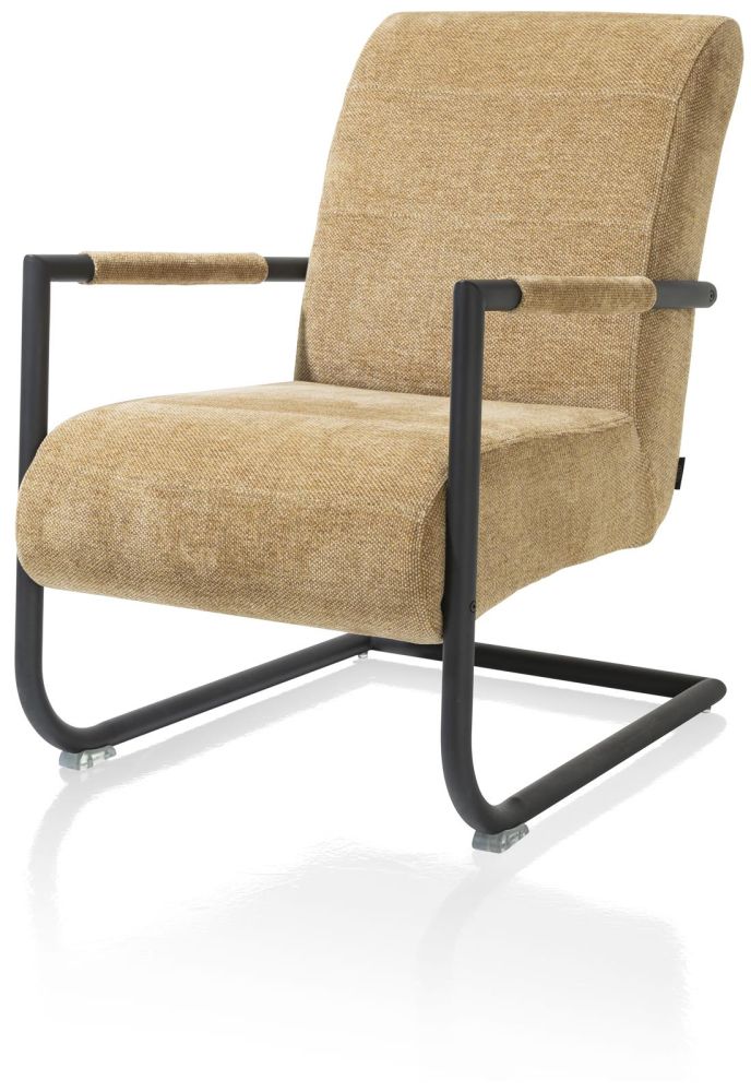 Angelica, Bijzetfauteuil + Zwart Frame (ROB)