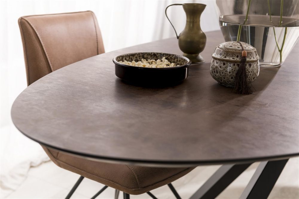 Masura, Uitschuiftafel Ovaal - 180 (+ 60) X 110 Cm - Eiken