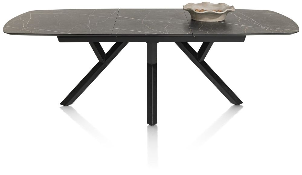 Minato, Uitschuiftafel - Ovaal - 180 (+ 60) X 110 Cm. - Onyx
