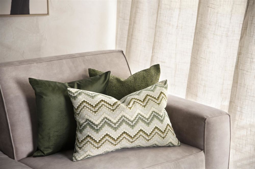 Beautiq - Chic Kussen 60X60cm - Olijf